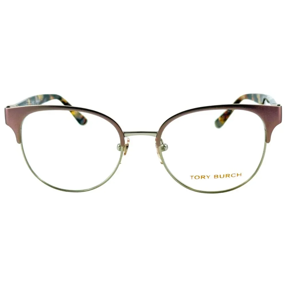 Tory Burch TY1054 Womens Metal Eyeglass Frame 3230 Morning Fog Silver 50-18